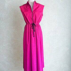 NEW WITH TAGS Ruti "The Long Resort Dress" in Vibrant Fuchsia - Size S/M
